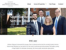 Tablet Screenshot of carroll-lawyers.com